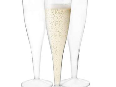 disposable champagne flutes