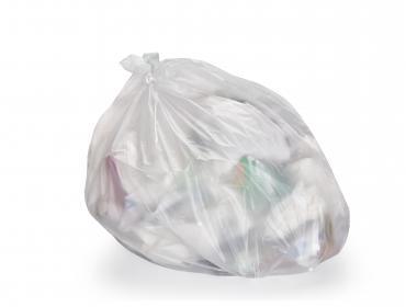 clear bin bag